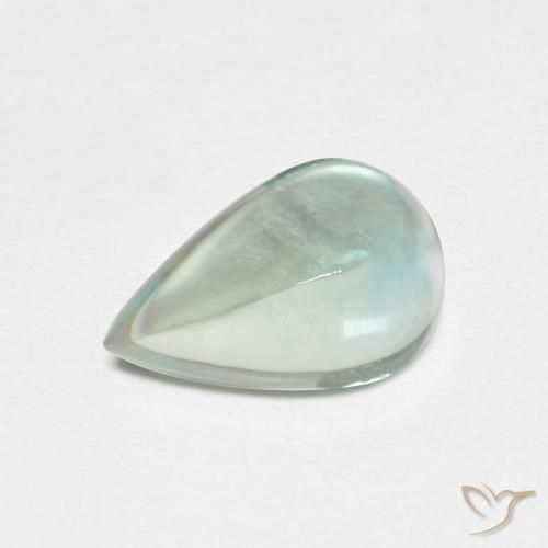 1.95克拉天然萤石，梨形，透明