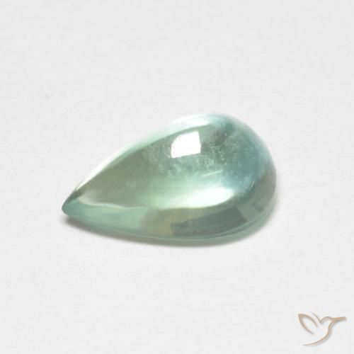 1.95克拉天然萤石，梨形，透明