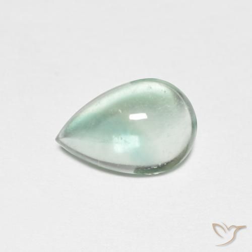 1.85克拉天然萤石，梨形，透明