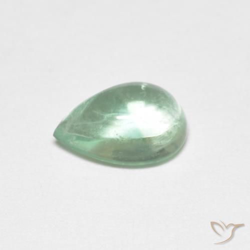 1.85克拉天然萤石，梨形，透明