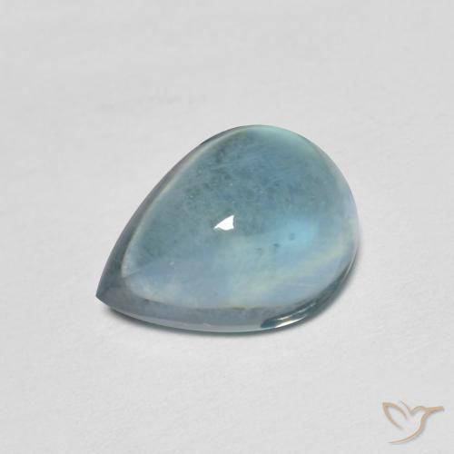 2.87克拉天然萤石，梨形，透明