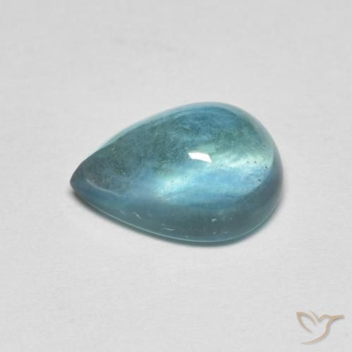 2.87克拉天然萤石，梨形，透明