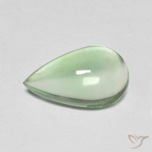 2.66ct 天然 浅绿色 萤石, 梨形, 透明