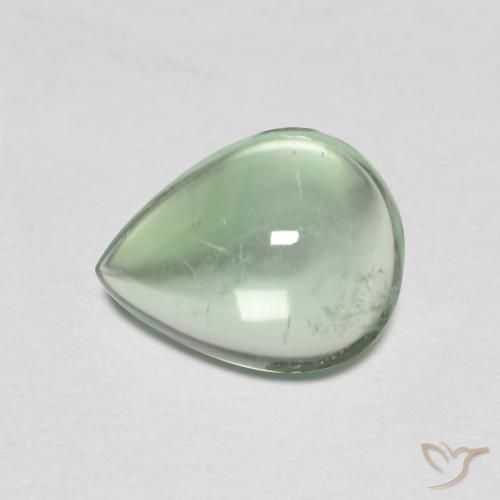 2.62ct 天然 薄荷绿 萤石, 梨形, 透明