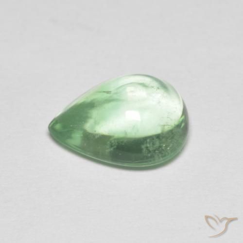 2.62克拉天然萤石，梨形，透明