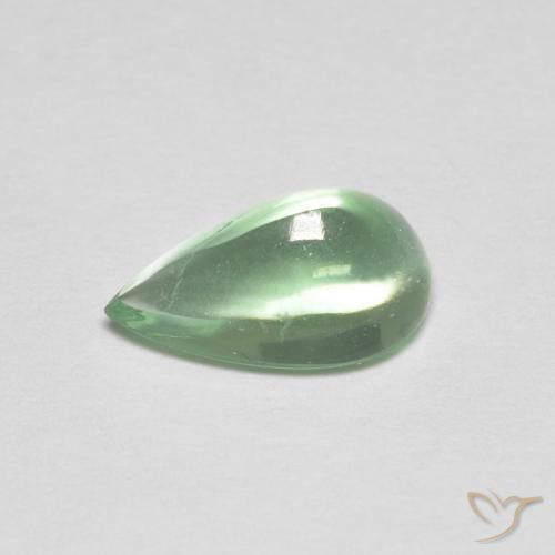 1.98克拉天然萤石，梨形，透明