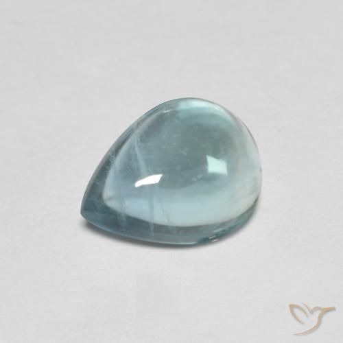1.95克拉天然萤石，梨形，透明