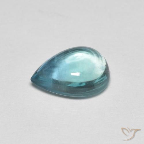 1.95克拉天然萤石，梨形，透明