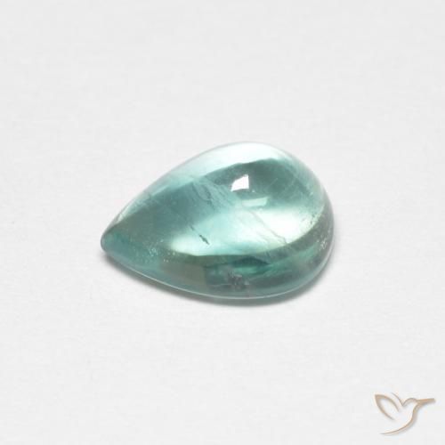 1.86克拉天然萤石，梨形，透明