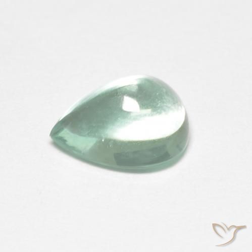 2.27克拉天然萤石，梨形，透明