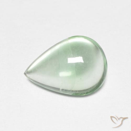 2.38ct 天然 浅绿色 萤石, 梨形, 透明