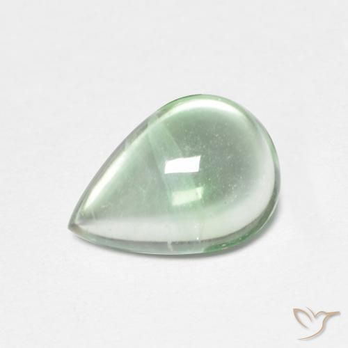 2.38克拉天然萤石，梨形，透明