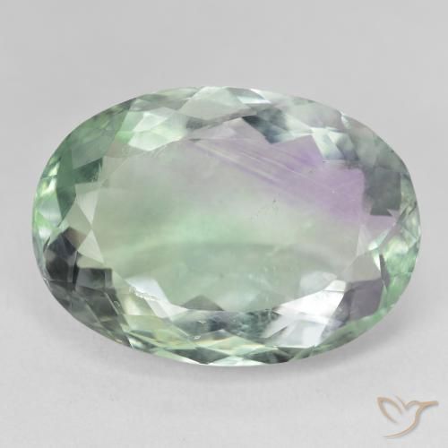 28.28ct 天然 彩色 萤石, 椭圆形, SI