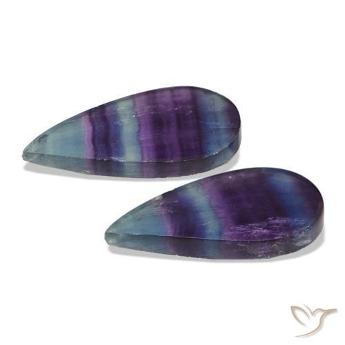 20.74克拉天然萤石，梨形，透明