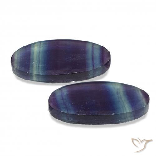 22.07克拉天然萤石，椭圆形，透明