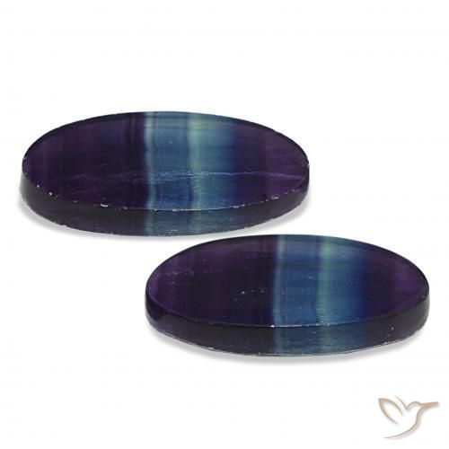 24.57克拉天然萤石，椭圆形，透明