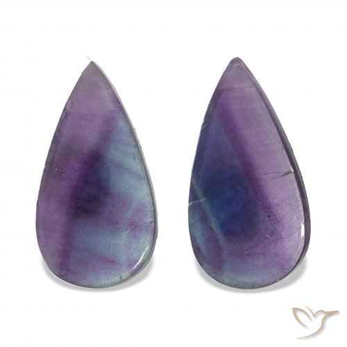 16.89克拉天然萤石，梨形，透明