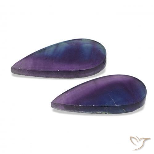 16.89克拉天然萤石，梨形，透明