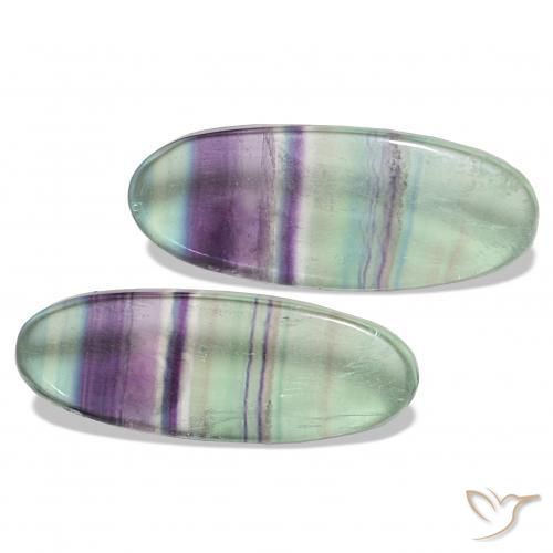 62.92克拉天然萤石，椭圆形，透明