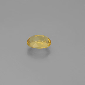 0.82克拉天然黄色金绿柱石，椭圆形切割，7.1×5.1毫米，VVS-VS