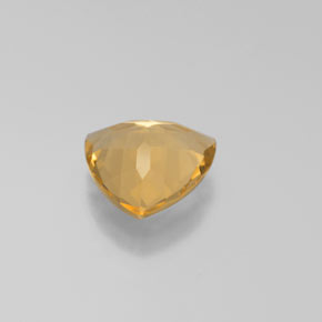2.61克拉天然黄色金绿柱石，三角形，10.1×10毫米，VVS