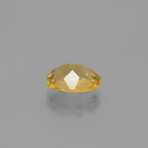 1.83克拉天然黄色金绿柱石，椭圆形切割，9.2×7.1毫米，VVS