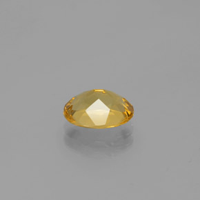 1.62克拉天然金色金绿柱石，椭圆形切割，9×6.9毫米，VVS-VS