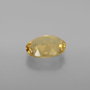 1.35克拉天然金色金绿柱石，椭圆形切割，8.8×6.5毫米，VVS-VS