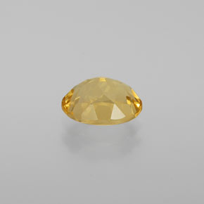 1.15克拉天然黄色金绿柱石，椭圆形切割，7.9×6毫米，VVS