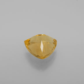 2.83克拉天然黄色金绿柱石，三角形，10.1×10毫米，VVS-VS