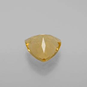 2.96克拉天然黄色金绿柱石，三角形，10.1×10毫米，VVS