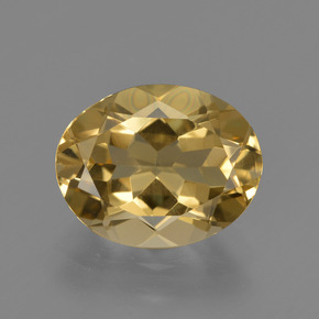 3.17克拉天然黄金色金绿柱石，椭圆形切割，11.3×8.9毫米，VVS