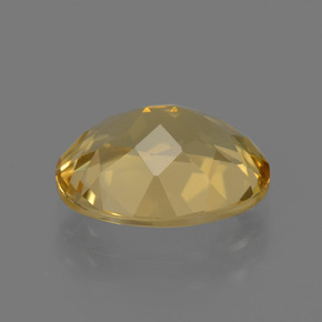 2.29克拉天然黄色金绿柱石，椭圆形切割，10.1×8.1毫米，VVS