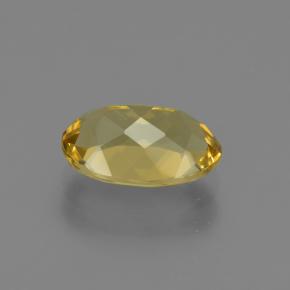 1.80克拉天然金色金绿柱石，椭圆形切割，9.9×6.7毫米，VVS
