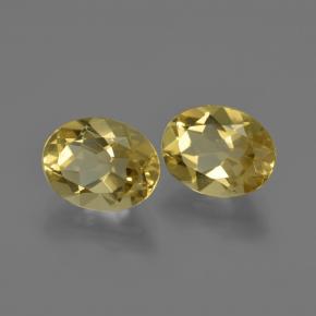 3.67天然黄色金绿柱石，椭圆形切割，9.2×7.2毫米，VVS-VS