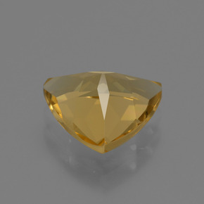1.85克拉天然黄金色金绿柱石，三角形，9.4×8.8毫米，VVS