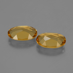 天然黄金色金绿柱石，椭圆形切割，10.9×6.7毫米，VVS-VS