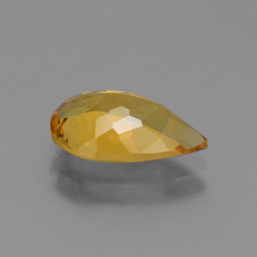 1.70克拉天然黄金色金绿柱石，梨形，11.2×7毫米，VVS