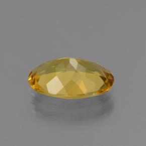 1.74克拉天然黄色金绿柱石，椭圆形切割，10.8×7毫米，VVS-VS