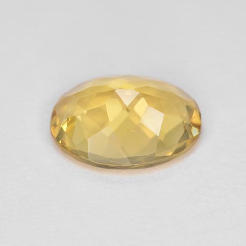 2.79克拉天然黄色金绿柱石，椭圆形切割，11.3×8.9毫米，VVS