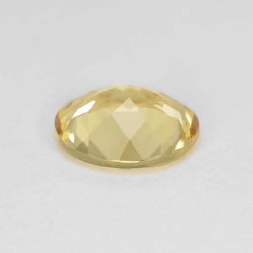 3.12克拉天然黄色金绿柱石，椭圆形切割，11.2×9毫米，VVS