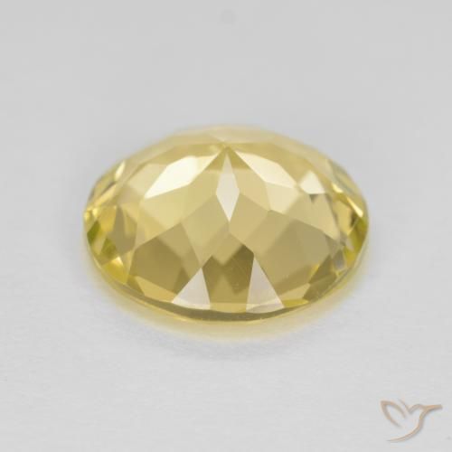 2.73克拉天然金色绿柱石，圆形的，VVS-VS