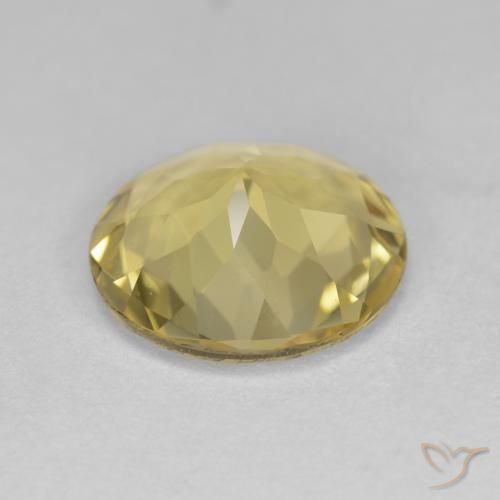 2.60克拉天然金色绿柱石，圆形的，VS
