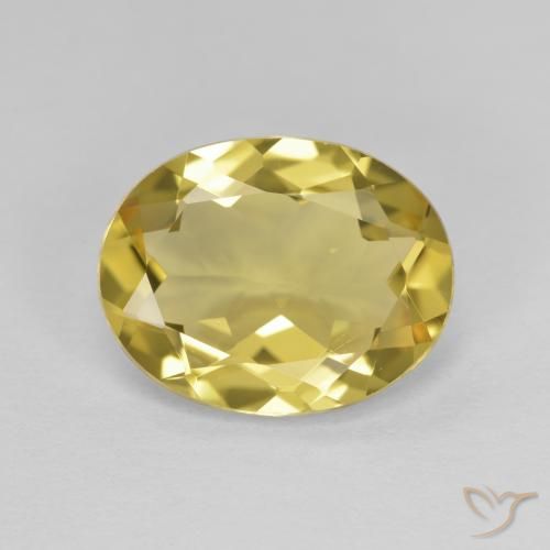 2.82ct 天然 浅金色 金绿柱石, 椭圆形, VVS