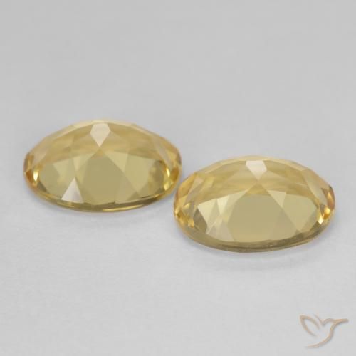 3.41克拉天然金色绿柱石，椭圆形，VVS-VS