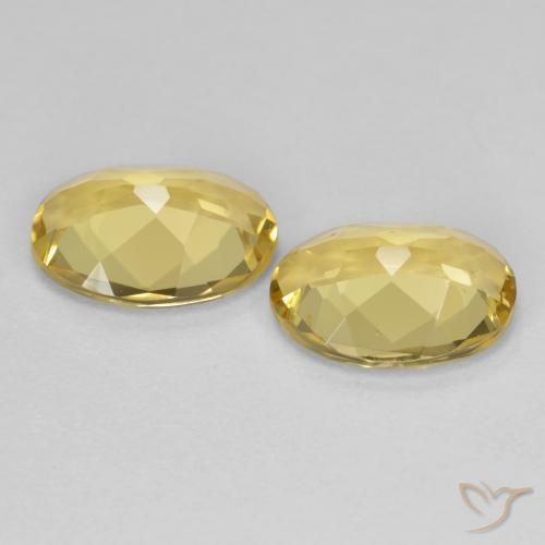 2.71克拉天然金色绿柱石，椭圆形，VVS-VS