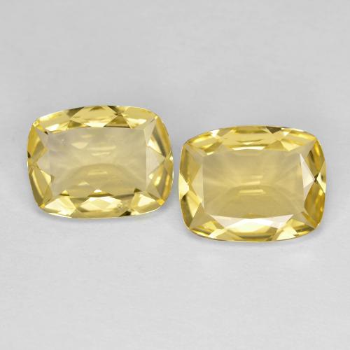 2.82天然黄色金绿柱石，垫形剪裁，9.1×7.2毫米，VS