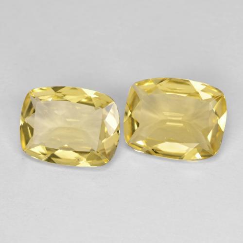 2.82天然黄色金绿柱石，垫形剪裁，9.1×7.2毫米，VS