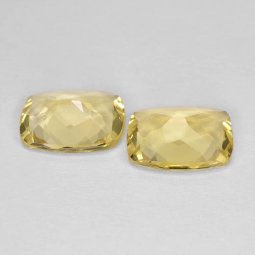 2.82天然黄色金绿柱石，垫形剪裁，9.1×7.2毫米，VS