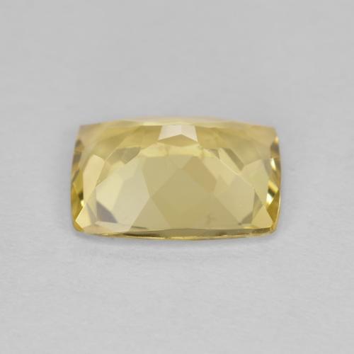 1.81克拉天然金色金绿柱石，垫形剪裁，9.2×7.1毫米，VVS-VS